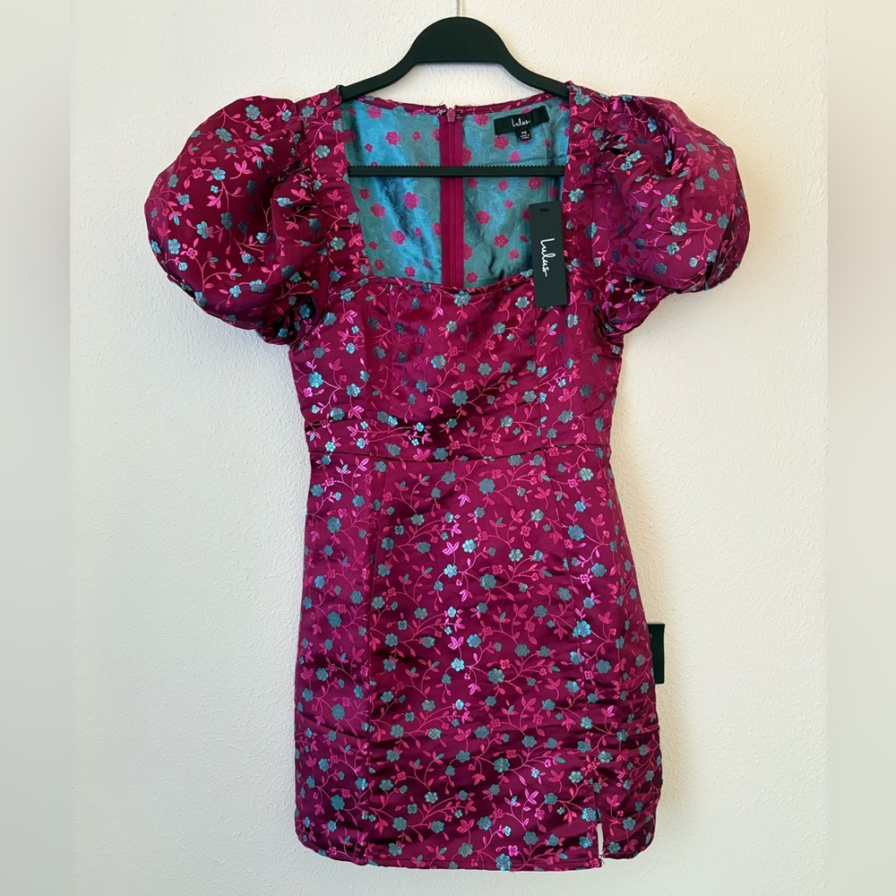 Floral Puff Sleeve Dress